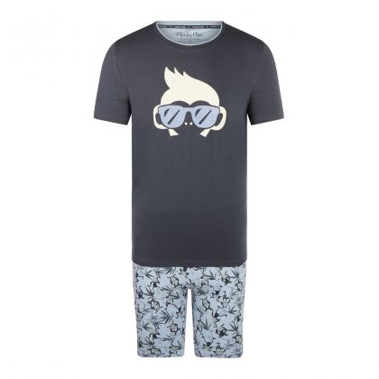 Charliechoe Boys short set blauw 158/164 -