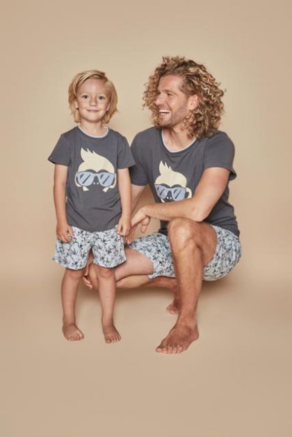 Charliechoe Boys short set blauw 158/164 -