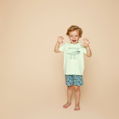 Charliechoe Boys short set groen 122/128 -