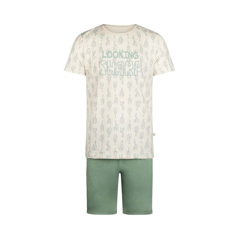 Charliechoe Boys short set groen 98/104 -