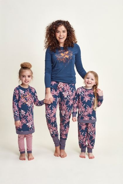 Charliechoe Dames Pyjama Blauw Lelie blauw L -