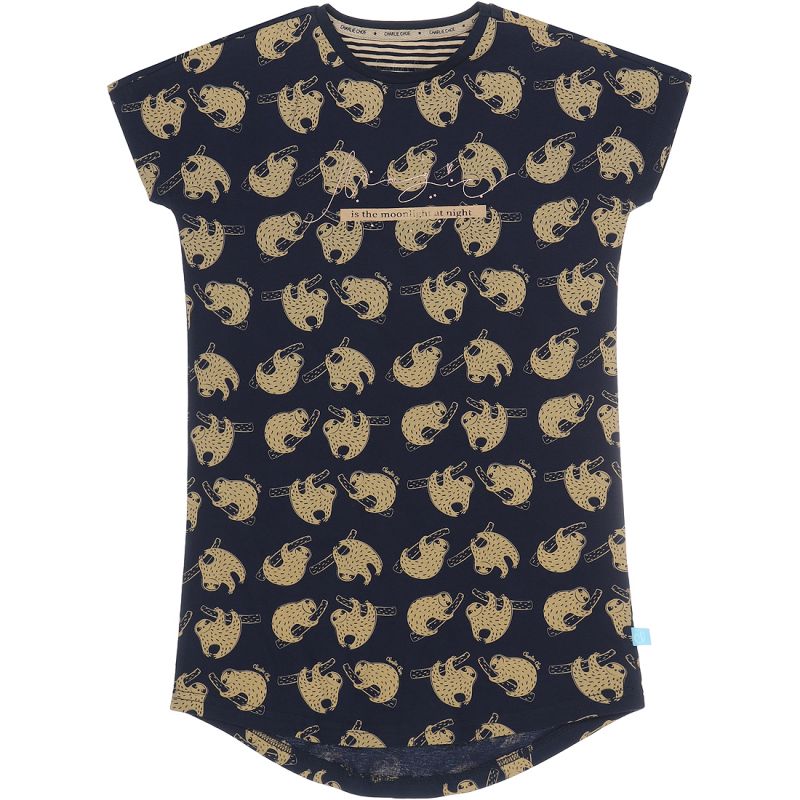 Charliechoe Girls big shirt blauw 158/164 -