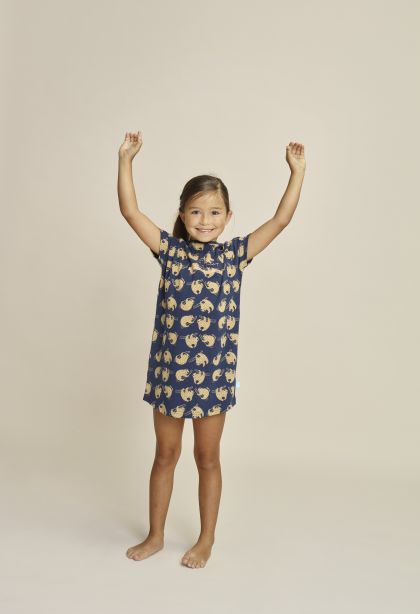 Charliechoe Girls big shirt blauw 158/164 -