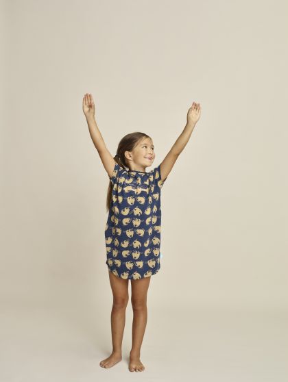 Charliechoe Girls big shirt blauw 158/164 -