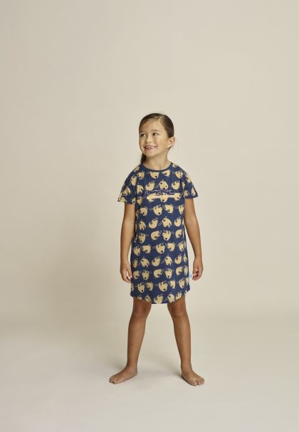 Charliechoe Girls big shirt blauw 158/164 -