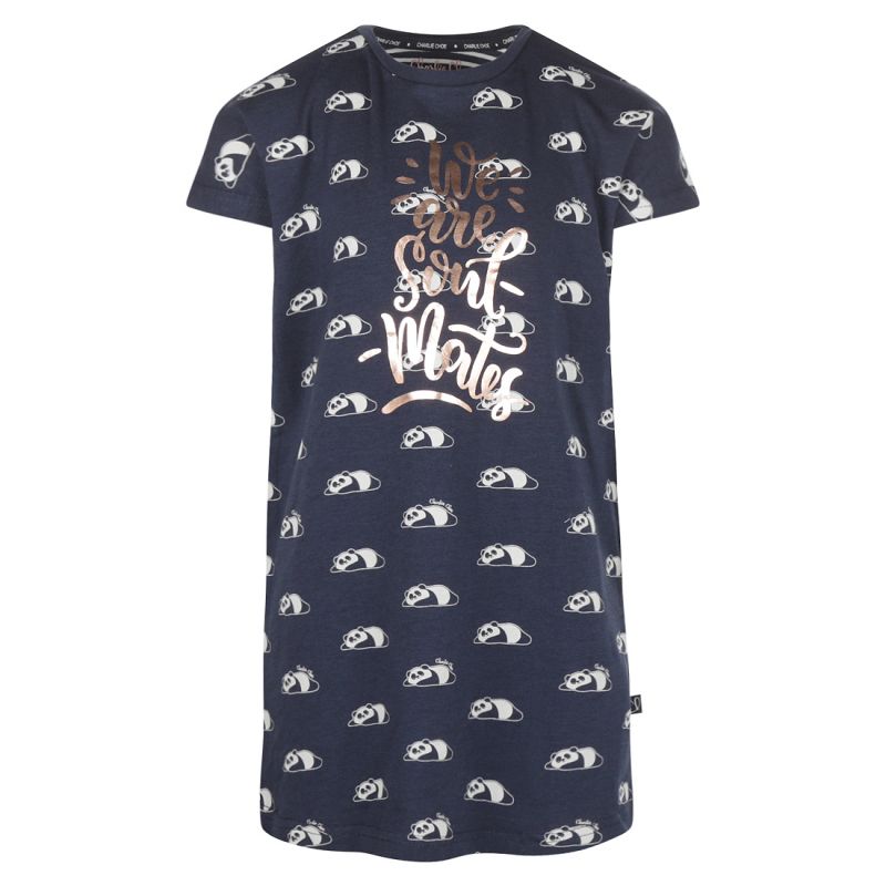 Charliechoe Girls big shirt blauw 146/152 -