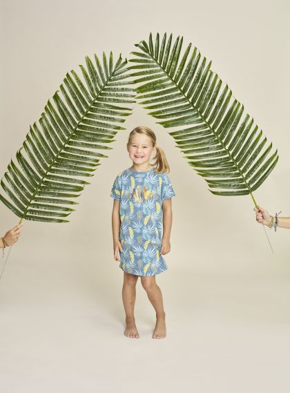 Charliechoe Girls big shirt blauw 158/164 -