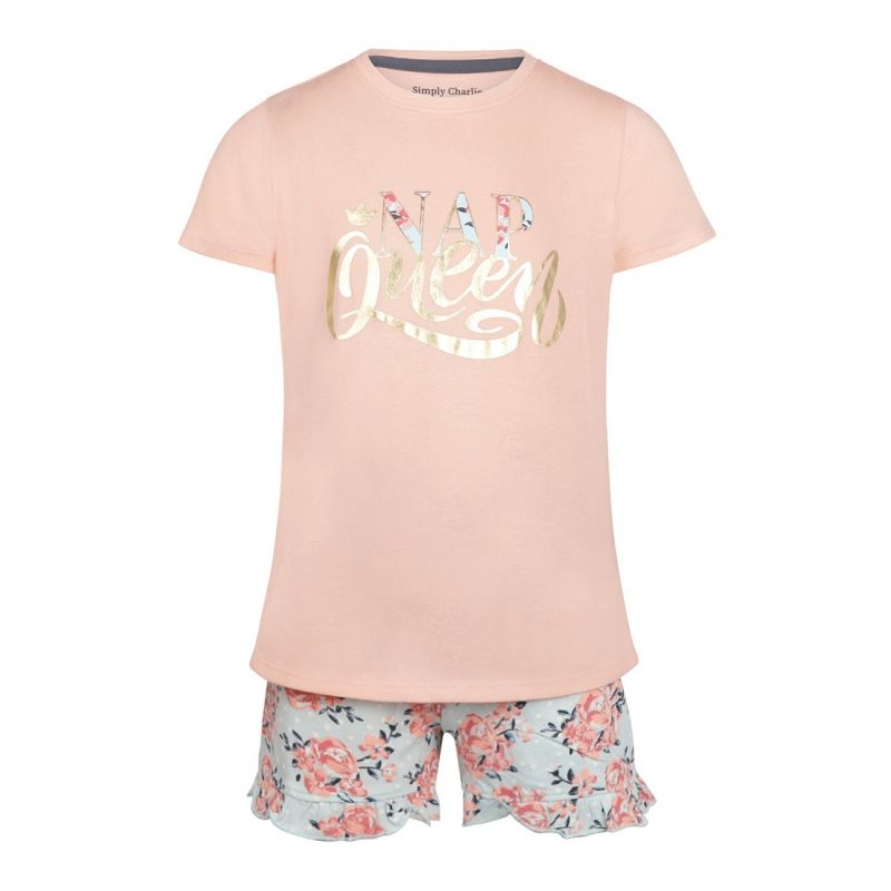 Charliechoe Girls short set roos 170/176 -