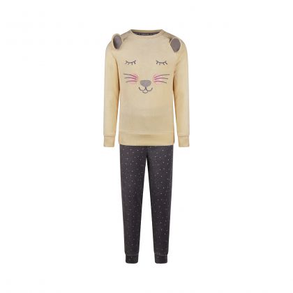 Charliechoe Girls veloers set champagne 86/92 -