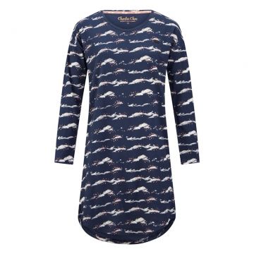 Charliechoe Ladies big shirt blauw Xl -