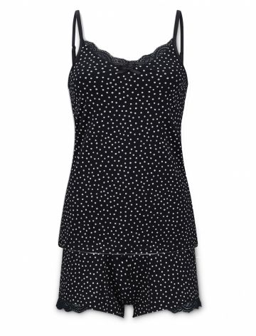 Charliechoe Ladies shortama zwart Xl -