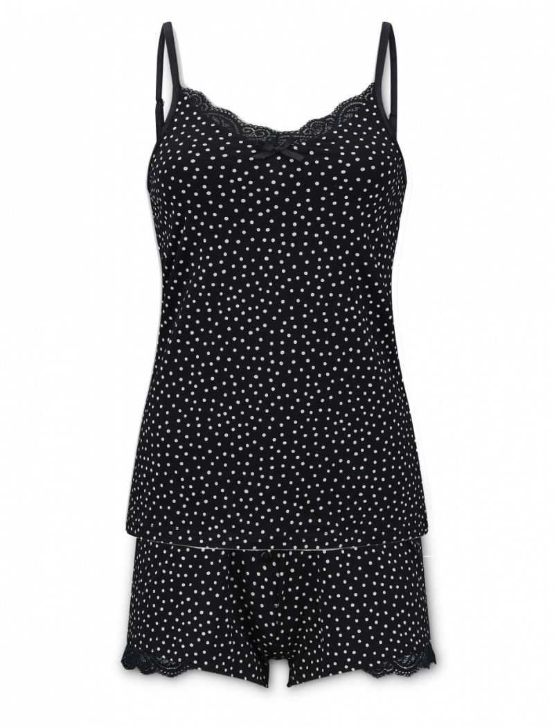 Charliechoe Ladies shortama zwart L -