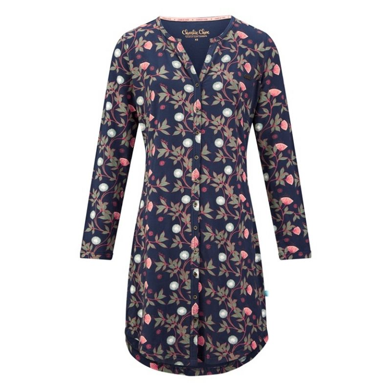 Charliechoe Ladies Sleepshirt blauw Xl -