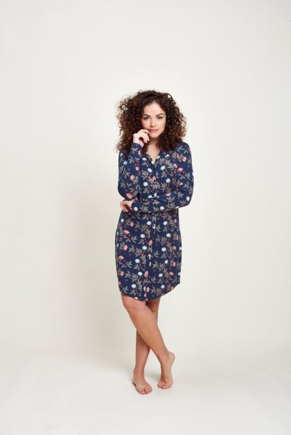 Charliechoe Ladies Sleepshirt blauw Xl -