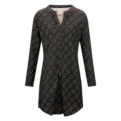 Charliechoe Ladies Sleepshirt zwart S -
