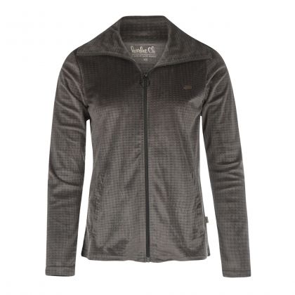 Charliechoe Lounge Set Donkergrijs Velours grijs L -