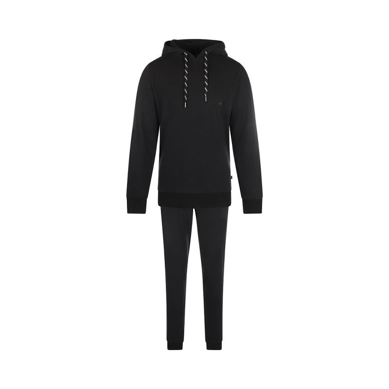 Charliechoe Men Jogging set met kap zwart L -