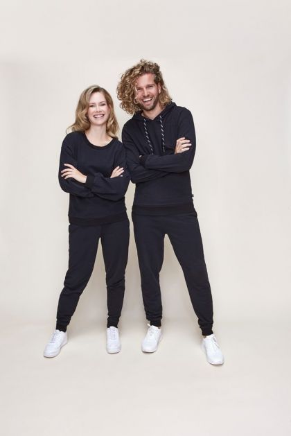 Charliechoe Men Jogging set met kap zwart L -