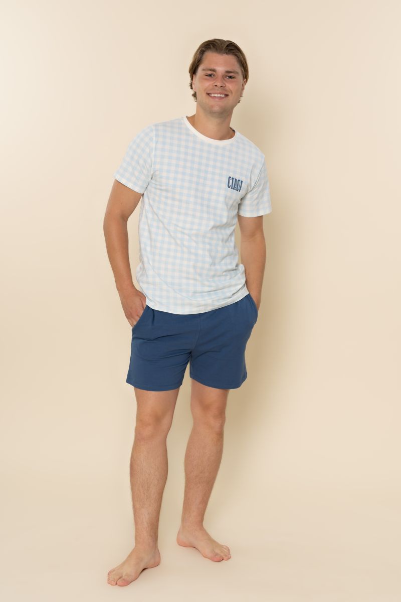 Charliechoe Men Pyjama blauw M -