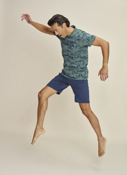 Charliechoe Men Pyjama Lost in Paradise groen L -