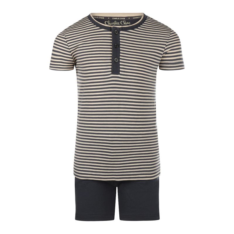 Charliechoe Men short set grijs L -