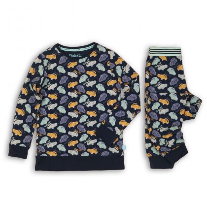 Charliechoe Pyjama auto blauw 170/176 -