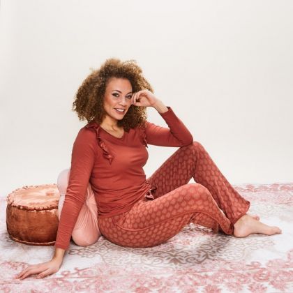 Charliechoe Pyjama Blushed Terra roos Xxl -