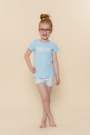Pyjama girls blauw