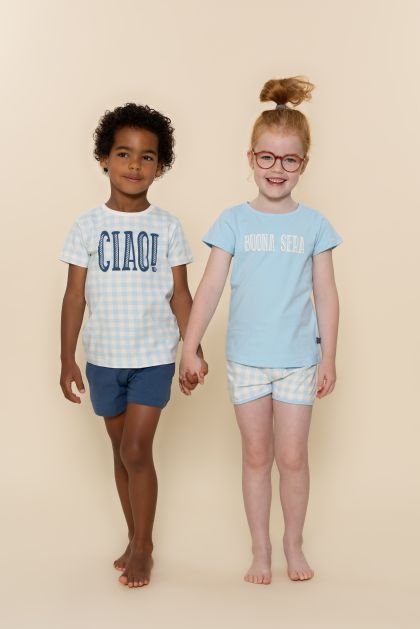 Charliechoe Pyjama girls blauw 122/128 -