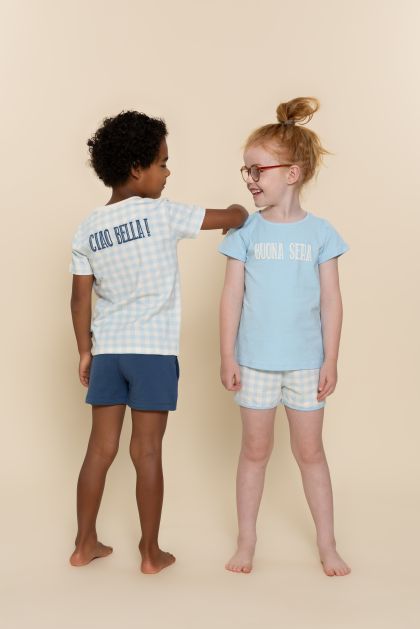 Charliechoe Pyjama girls blauw 122/128 -