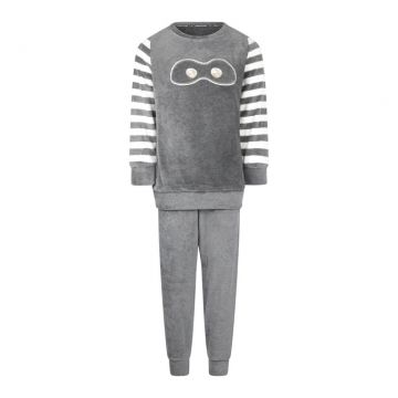 Charliechoe Pyjama Homewear Set Velours grijs 158/164 -