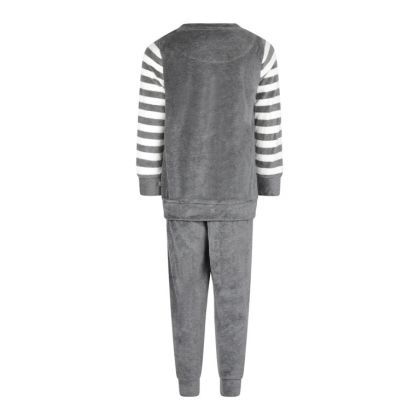 Charliechoe Pyjama Homewear Set Velours grijs 158/164 -