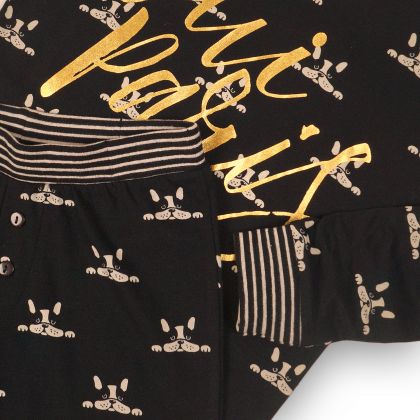 Charliechoe Pyjama oui zwart 122/128 -