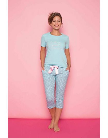 Charliechoe Pyjama turquoise M -