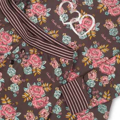 Charliechoe Pyjama rozen grijs 146/152 -