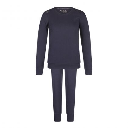 Charliechoe Pyjama Set Donkerblauw Kant blauw Xxl -