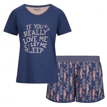 Charliechoe Pyjama The Only One in the Sea blauw M -