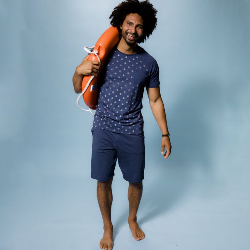 Charliechoe Pyjama Under The Sea blauw L -