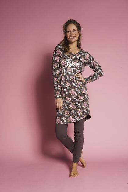 Charliechoe Women Big Shirt grijs M -