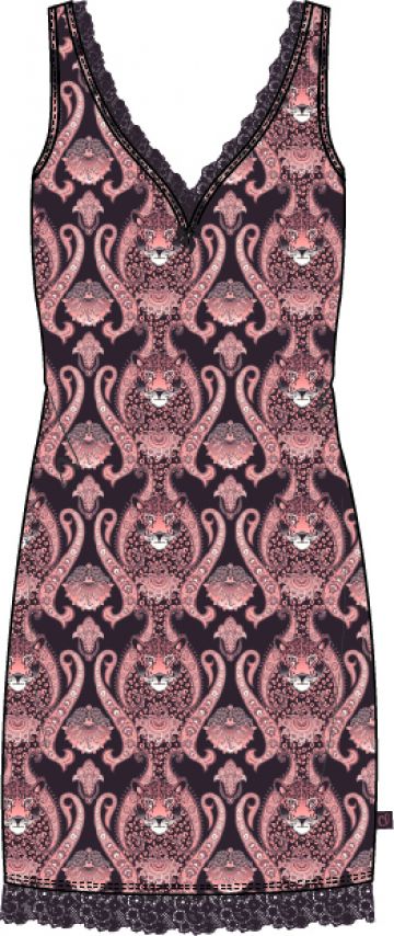 Charliechoe Women Lace Dress bruin Xxl -