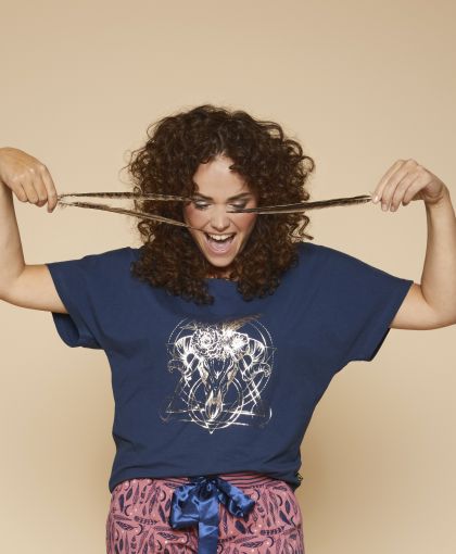 Charliechoe Women pyjama blauw M -