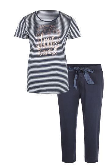 Charliechoe Women pyjama blauw Xxl -