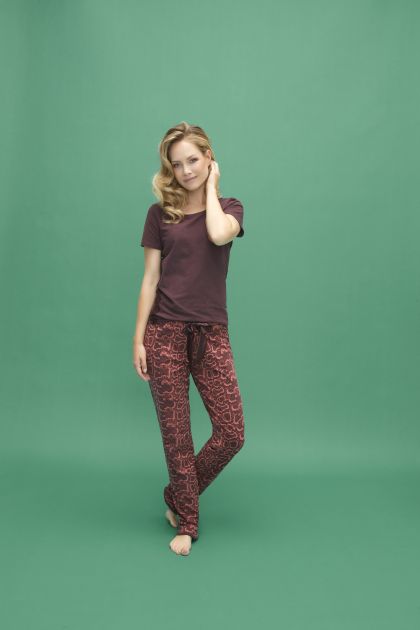 Charliechoe Women Pyjama bruin Xs -