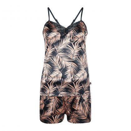 Charliechoe Women Satin Shortama grijs Xl -