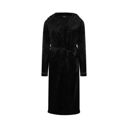 Charliechoe Women short bathrobe zwart Xl -