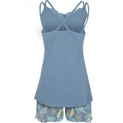 Charliechoe Women Shortama blauw L -