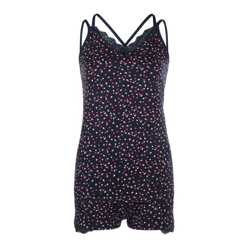 Charliechoe Women Shortama blauw L -