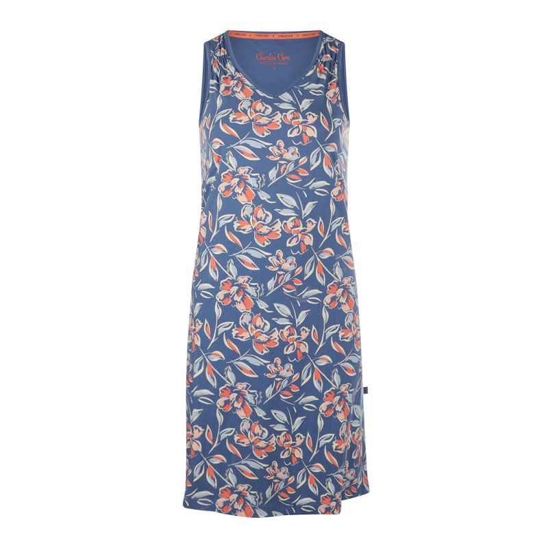 Charliechoe Women Shortama blauw Xxl -