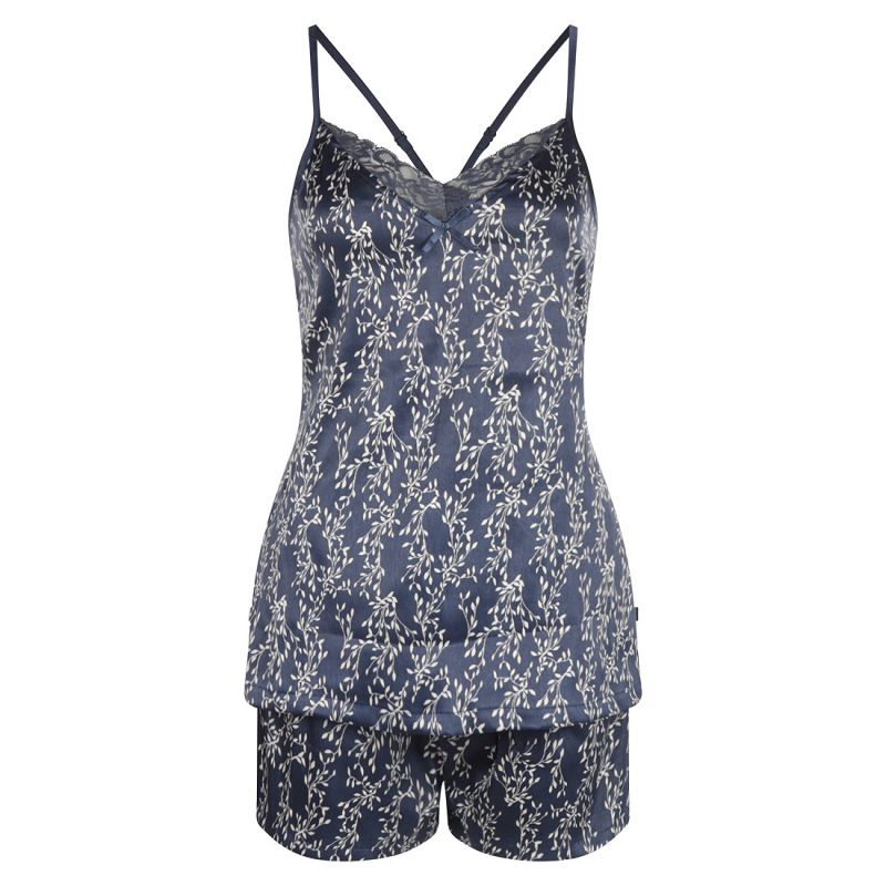 Charliechoe Women Shortama Sleeveless blauw Xxl -