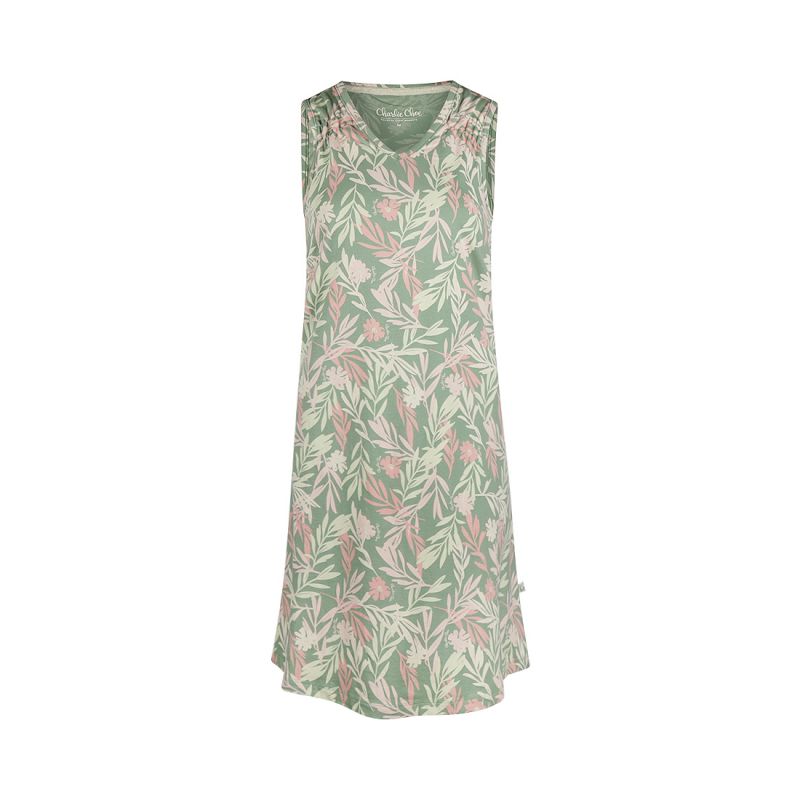 Charliechoe Women singlet dress groen Xxl -